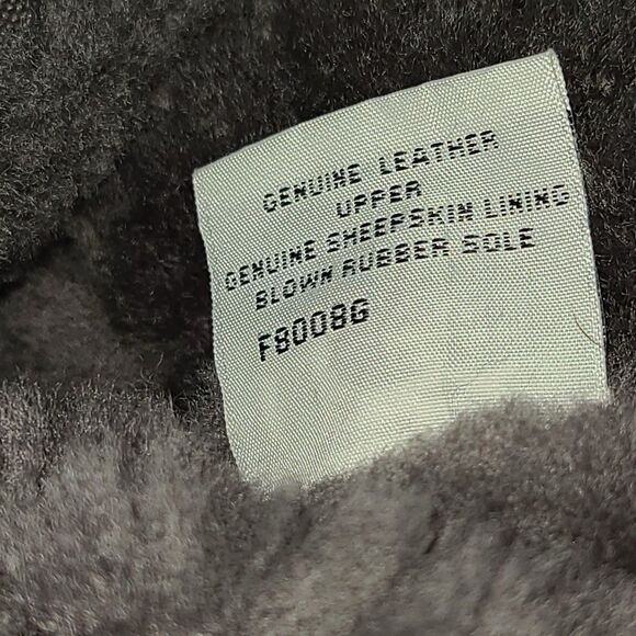 Ugg Australia Classic Tall Boots Suede 5815 Sheepskin Gray Sz W9 Winter Warm - Picture 11 of 12